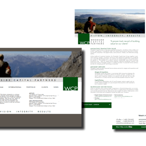 Identity, logo and collateral design for a venture