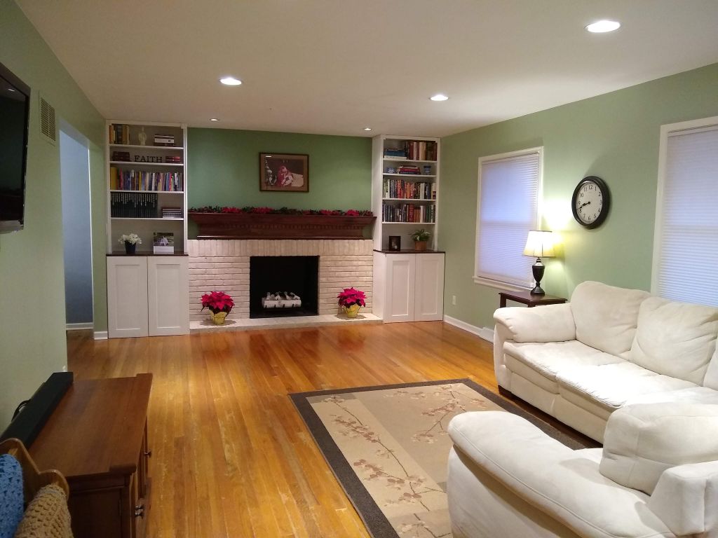 Residential painting, specialty paint finish on br