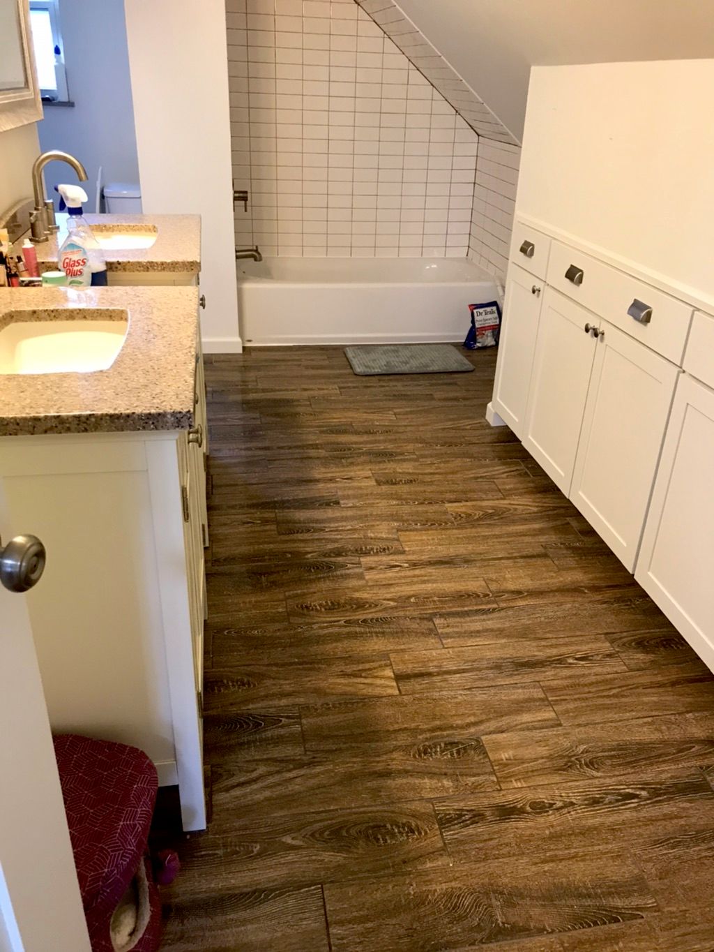bathroom after
