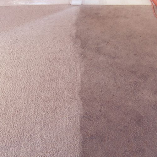 Carpet cleaning job