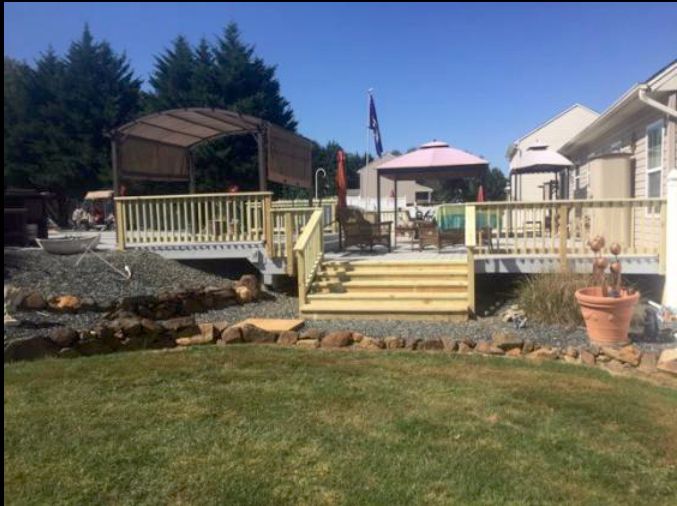 Installed Deck Railings