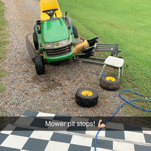 Pit stop best sale mower shop