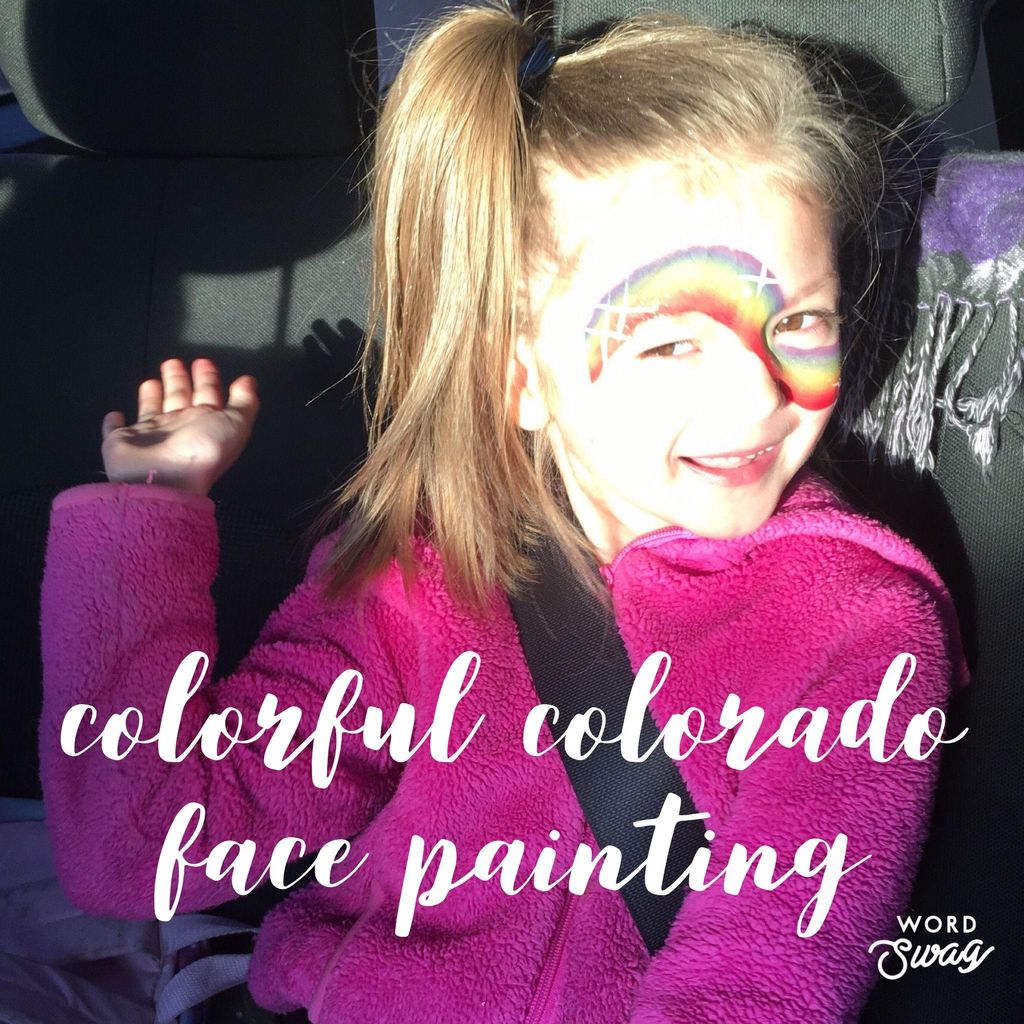 Colorful Colorado Face Painting