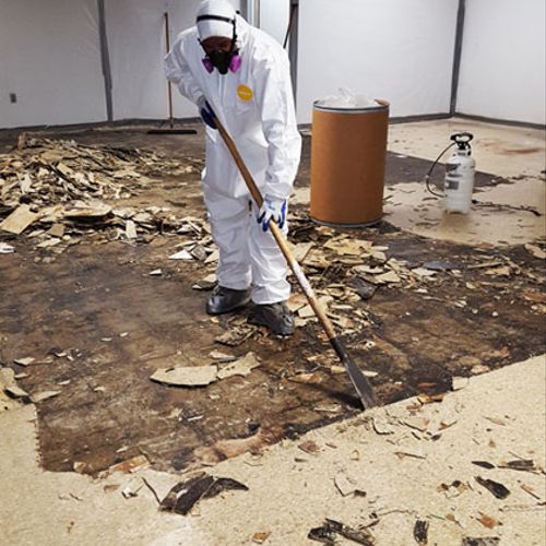Asbestos Tile Floor and Mastic Abatement