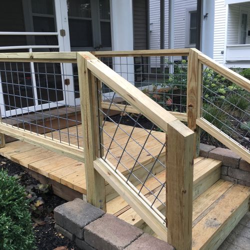 Porch Rail/Stairs