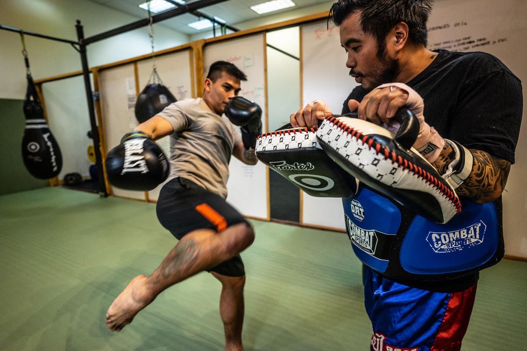 Private kickboxing 