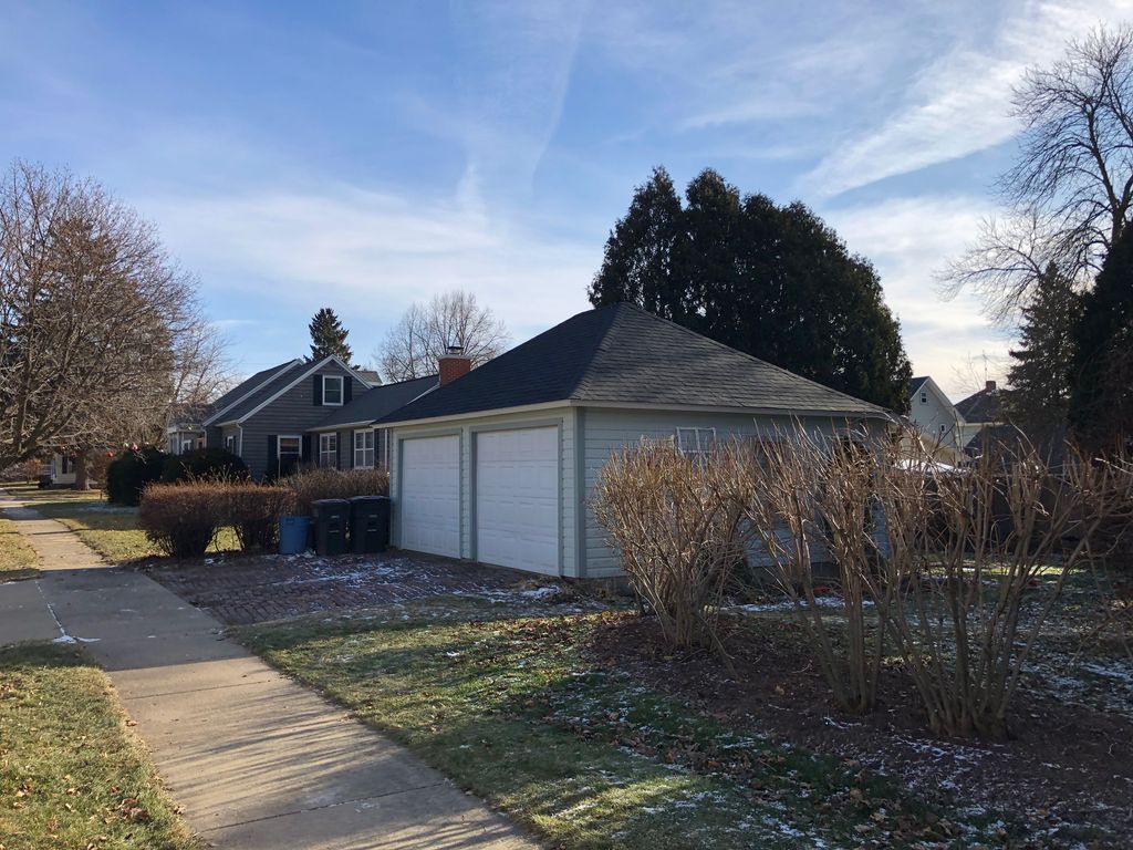 New garage roof; Stoughton, WI