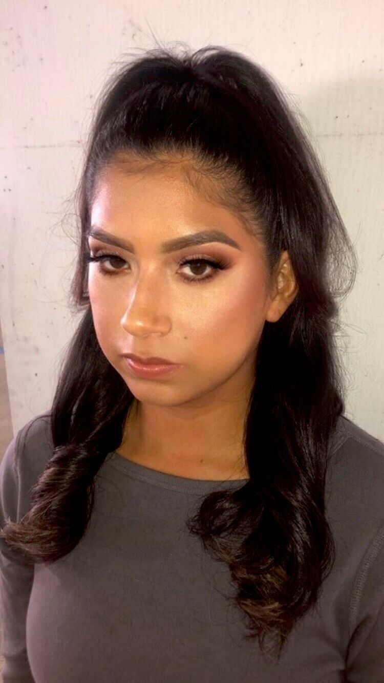 Sultry soft glam