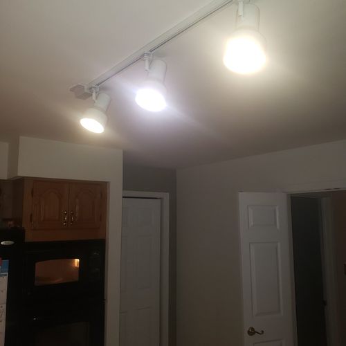 D ARC Electric installed a kitchen light over top 