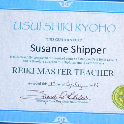 Reiki Master Certification