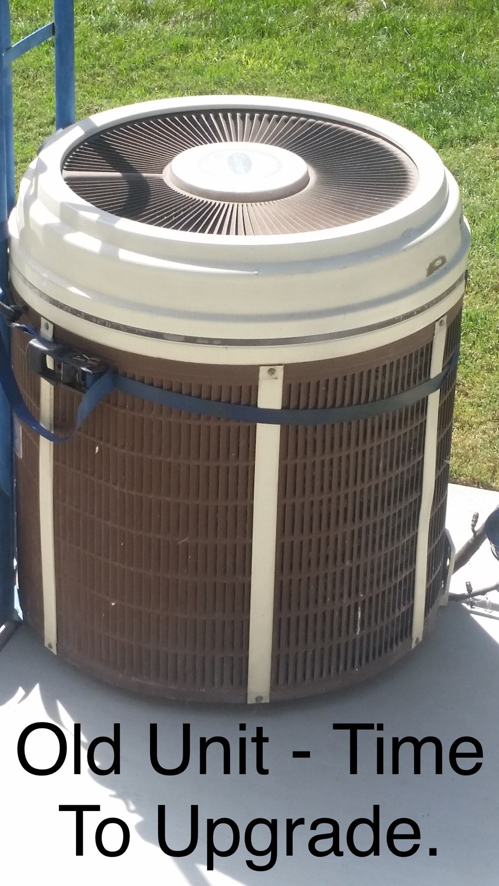 Old Condensing Unit Says Goodbye
