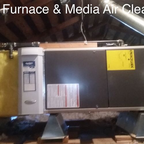 New Furnace & Healthy Air Cleaner