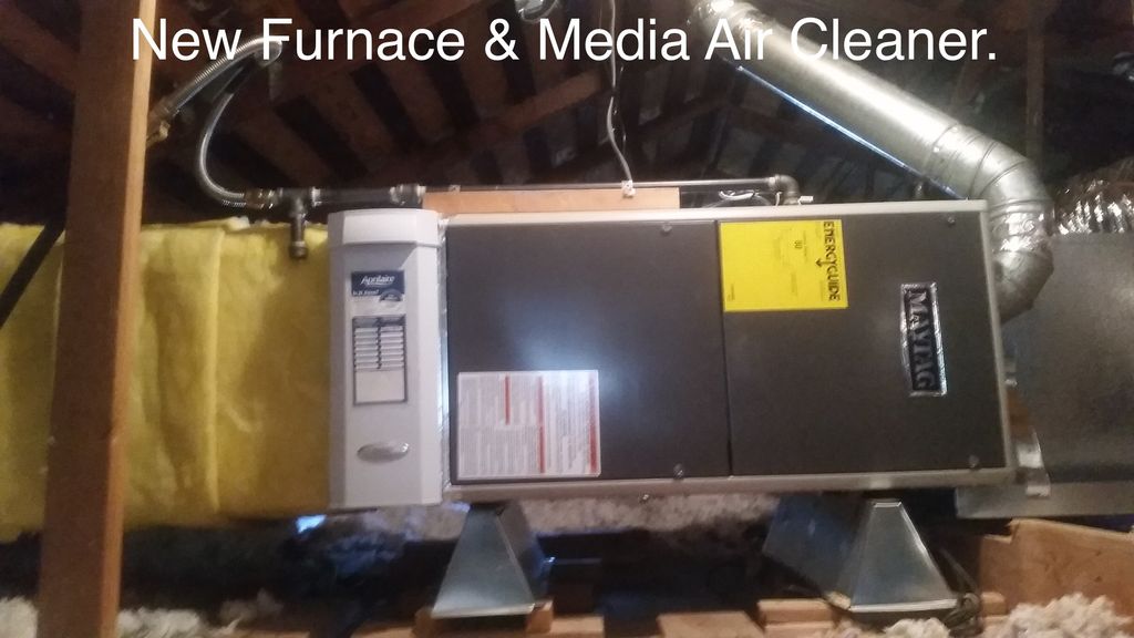 New Furnace & Healthy Air Cleaner