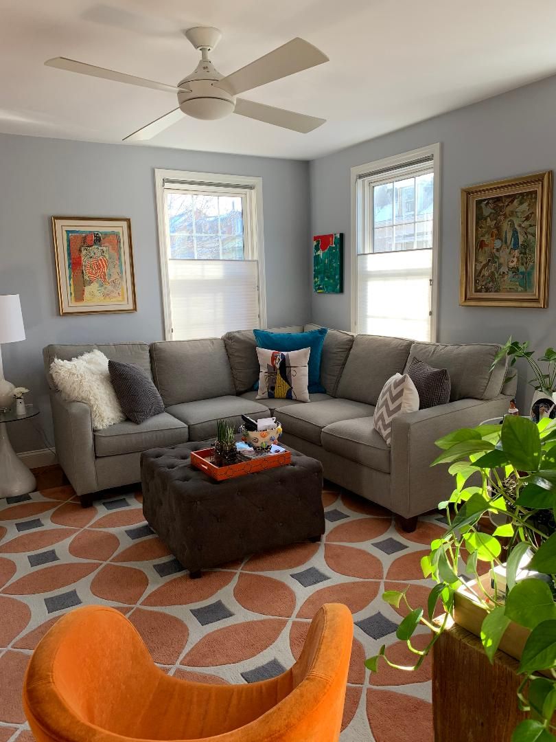 Living Room- Benjamin Moore White Water