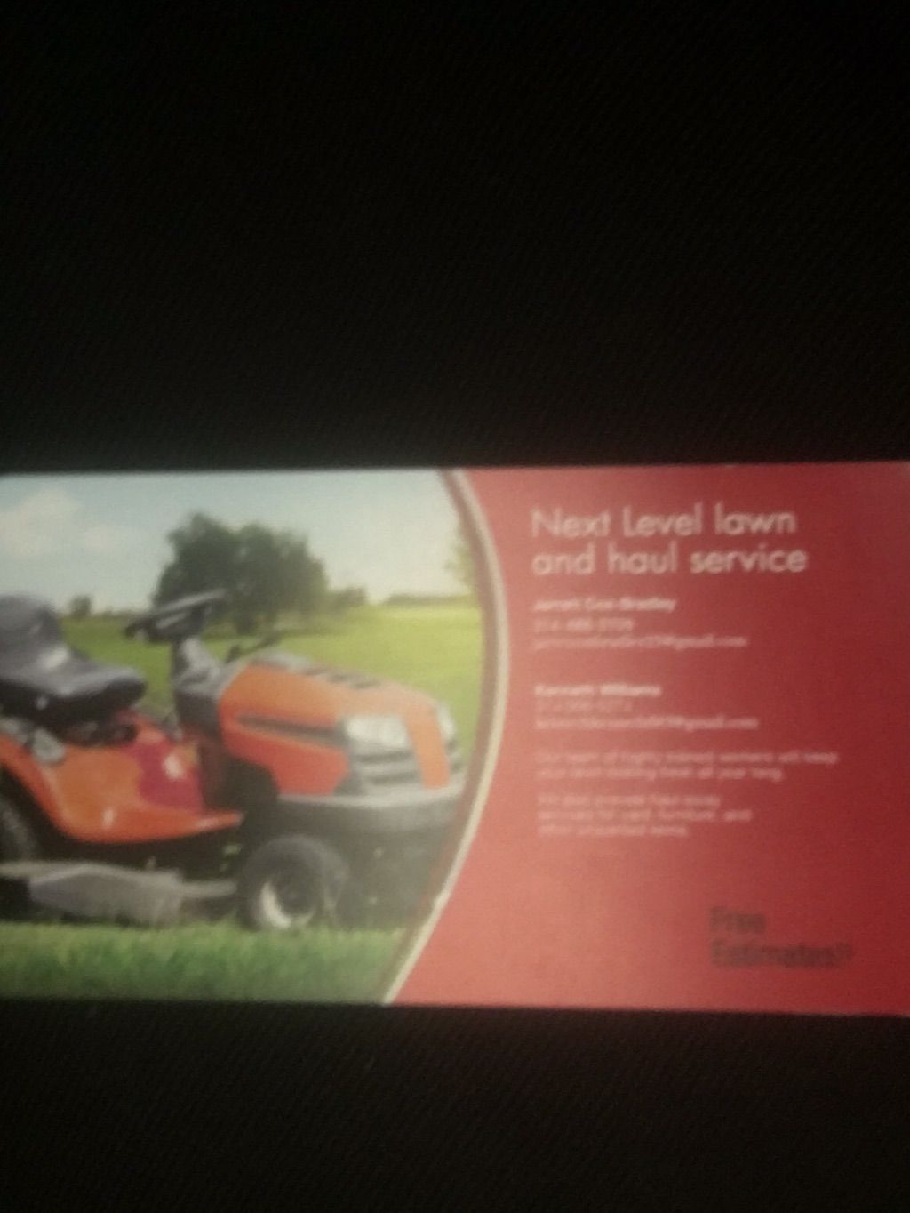 Next level hauling and lawn services