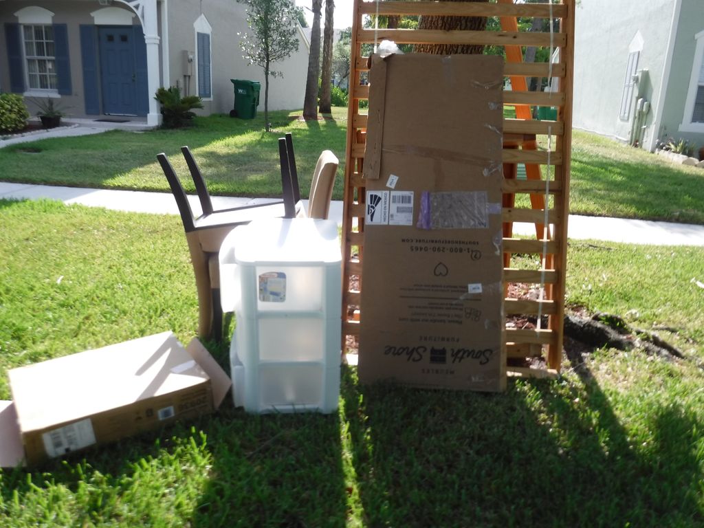 Before Curbside Debris