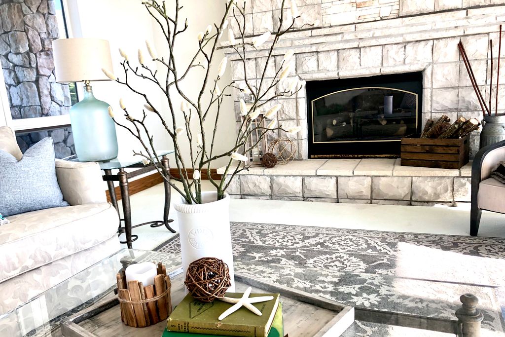 Living Room With Fireplace, Floor, And Lamp Ideas May 2024 Thumbtack