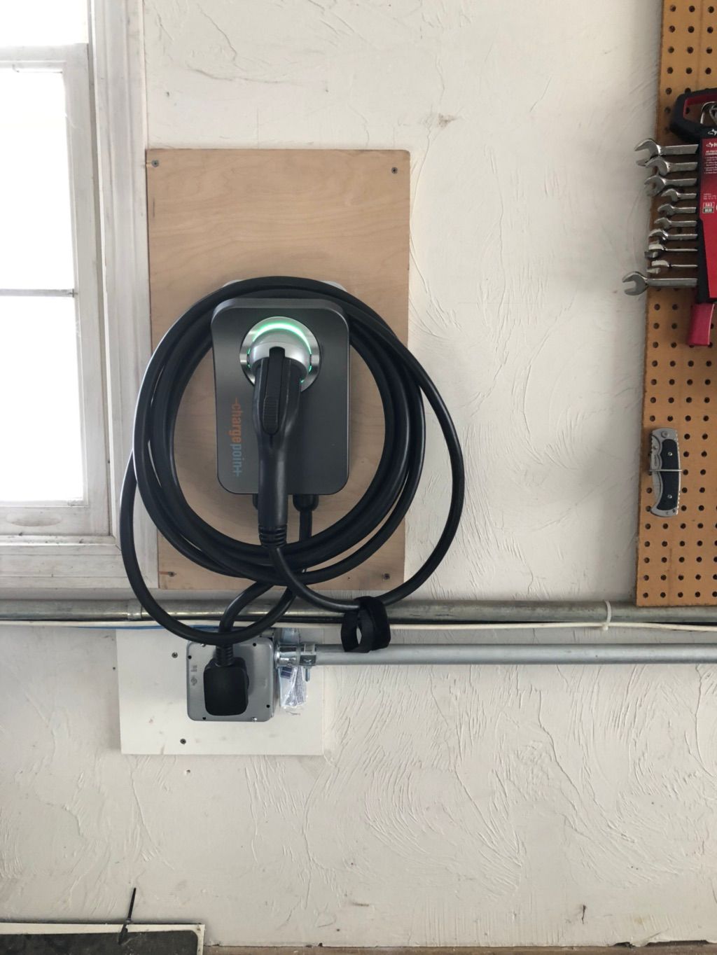 Car charger installed in Medfield 