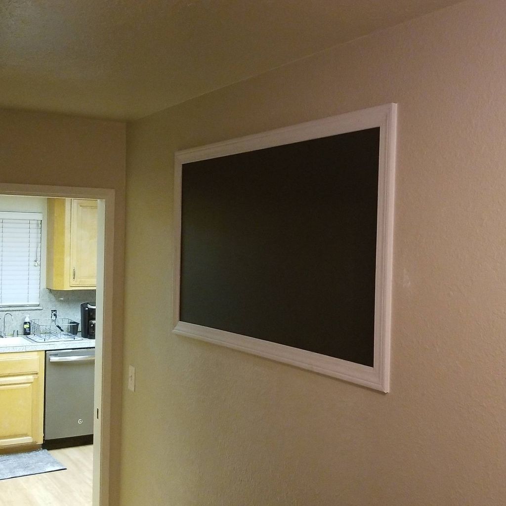 hand built permanent chalk board
