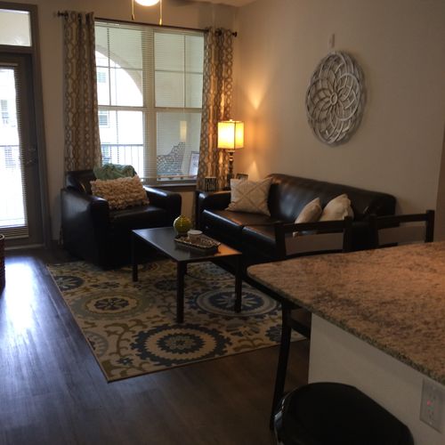 Staging apartment for rental