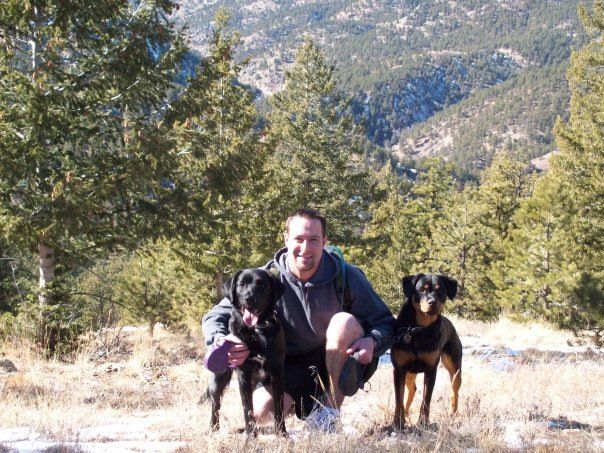 Hiking with Madi and Charlie :) Great mental and p