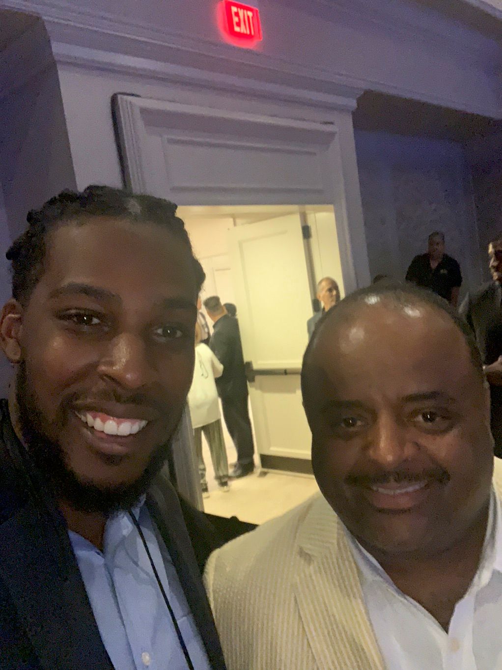 Roland Powell and I at NABJ MIA. 