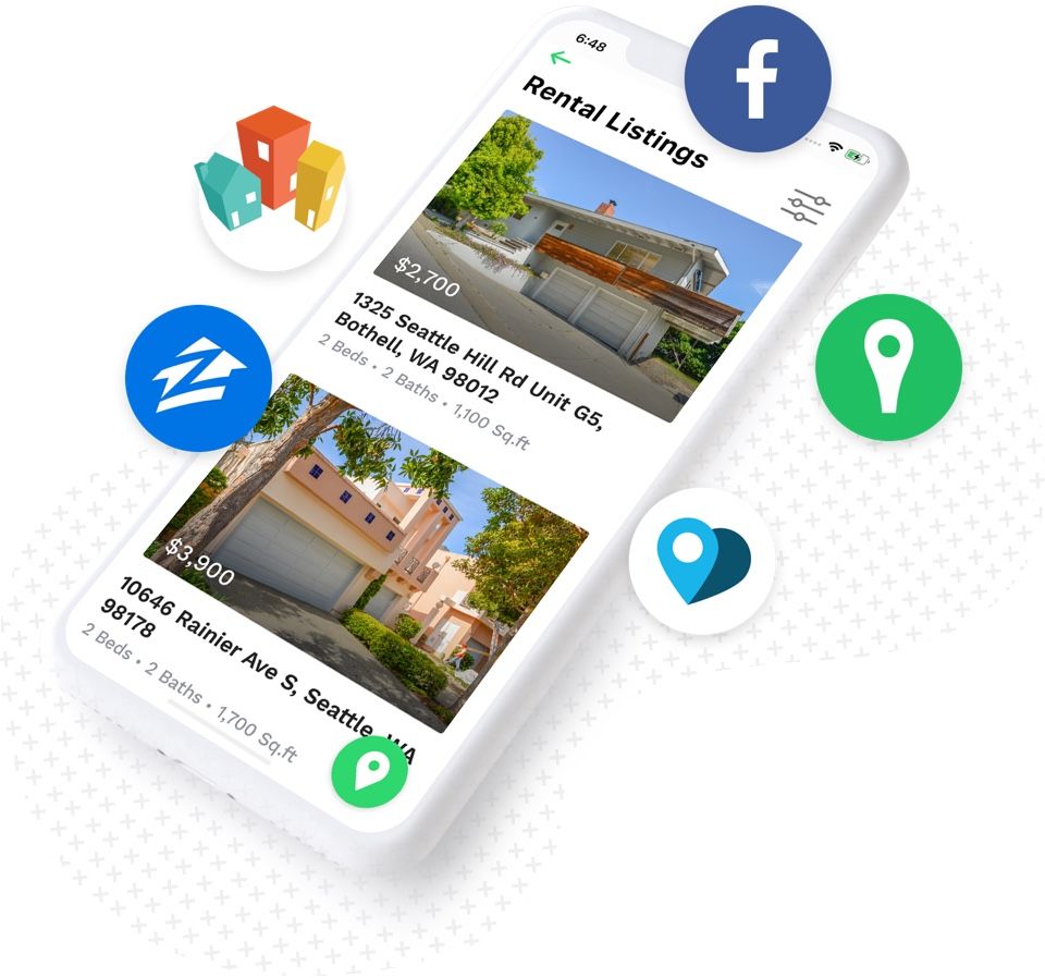 We list your home on 40+ websites including Zillow