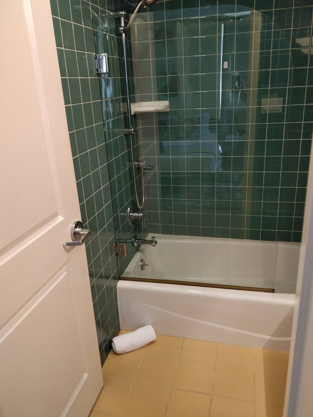 cleaned bathroom