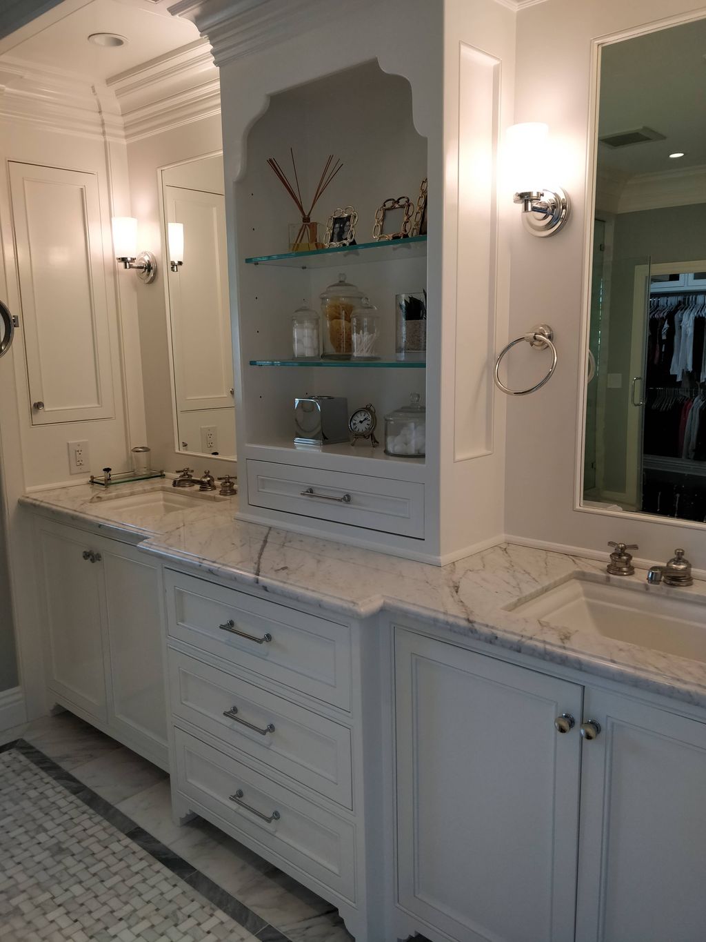 cleaned bathroom