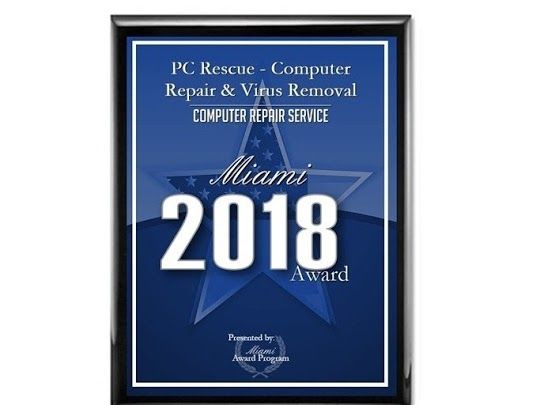 Miami Best PC Repair Award
