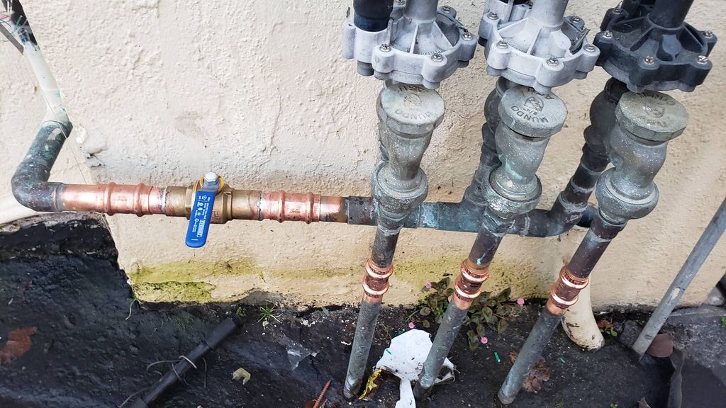 Water Ball Valve Shut Off Install