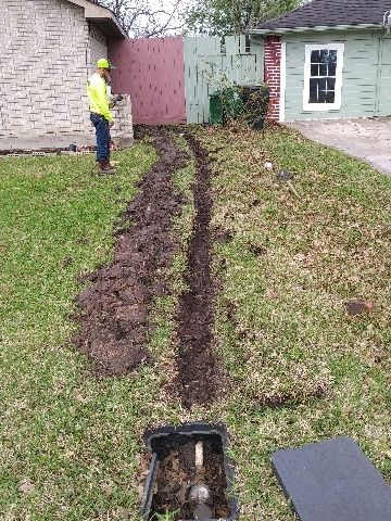 Installing a water main