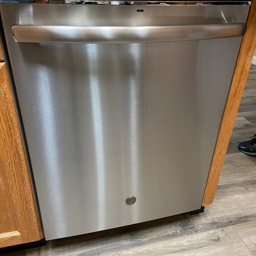 Great job! This dishwasher was not originally inst