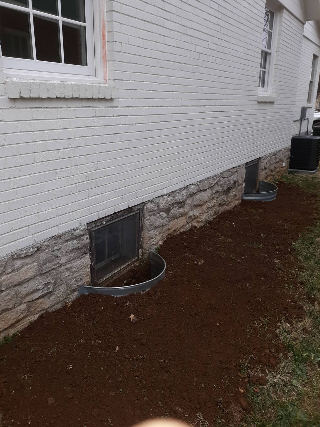 Window wells installed 