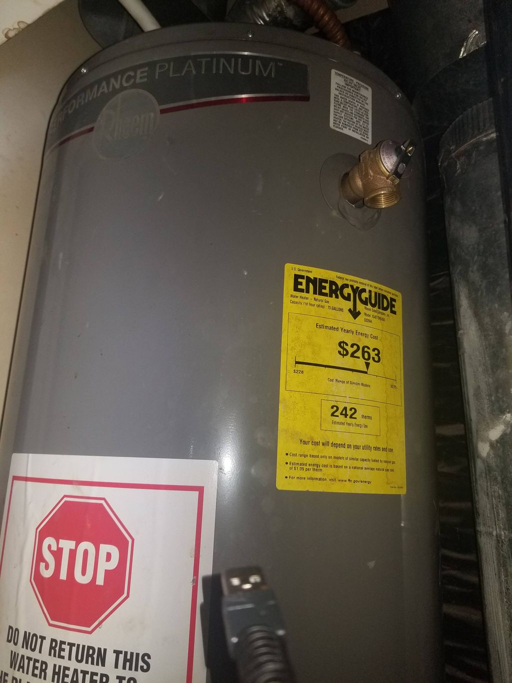 hot water tank installation 