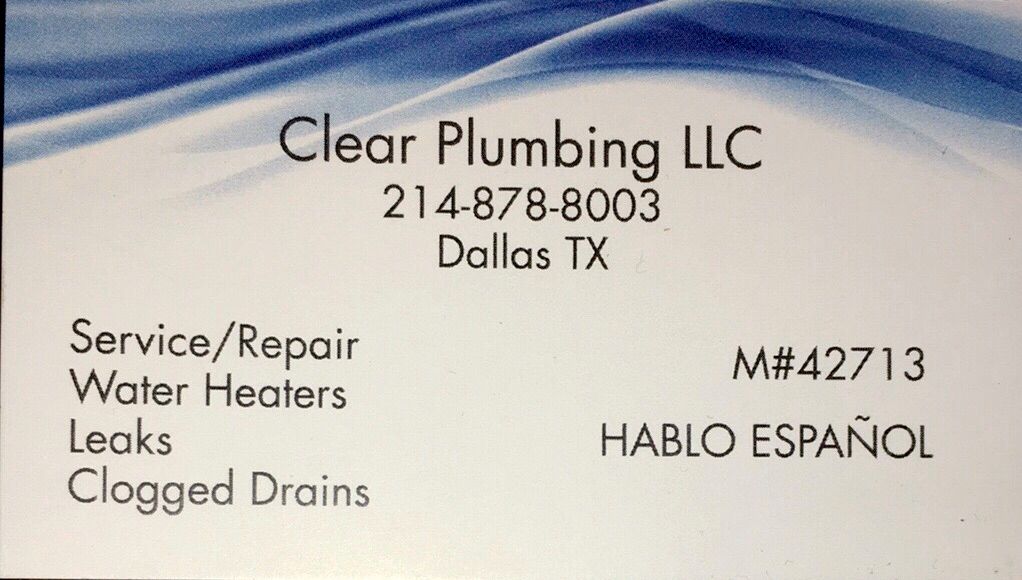 Clear Plumbing LLC