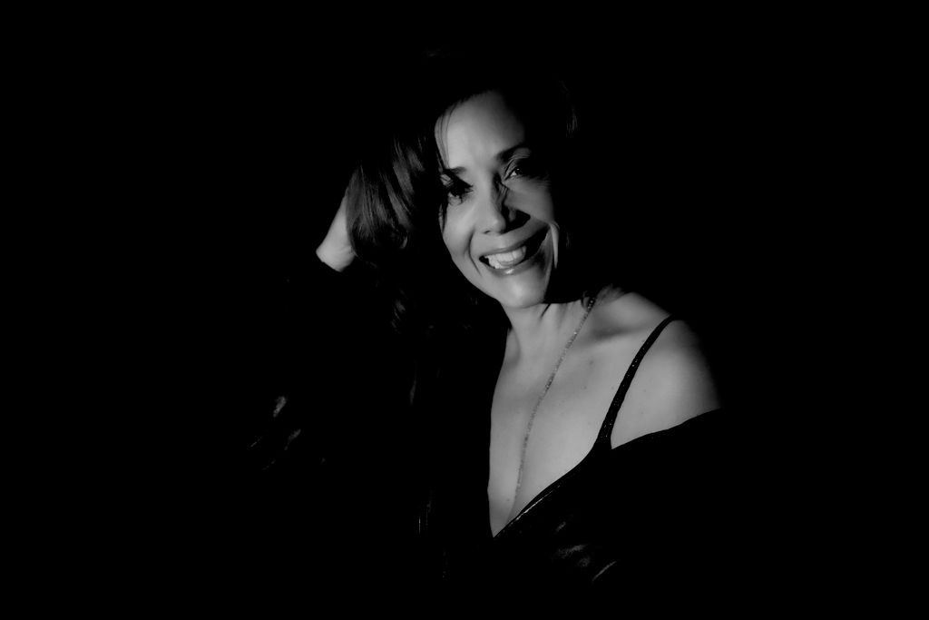 B&W portrait of Broadway Star from recent shoot