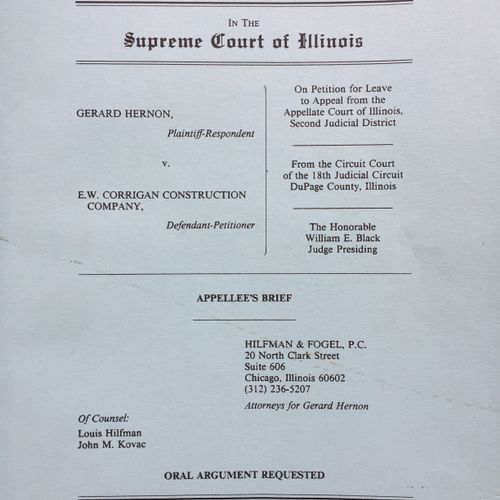 IL Supreme Court Case Argued