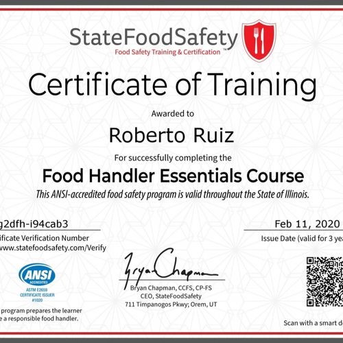 Recertification complete for next 3 years. :)