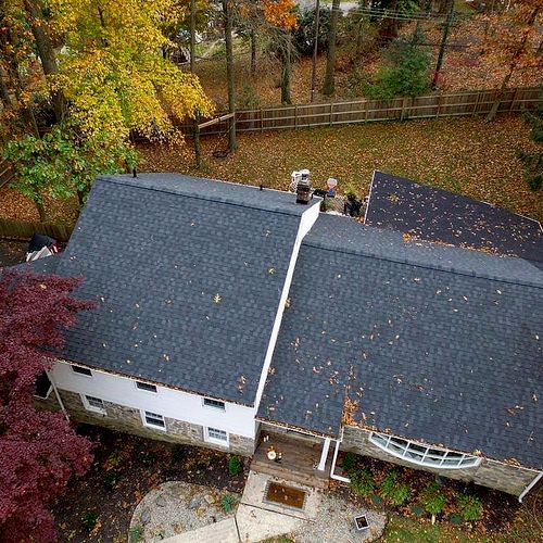 Shingle roof replacement and flat roof replacement