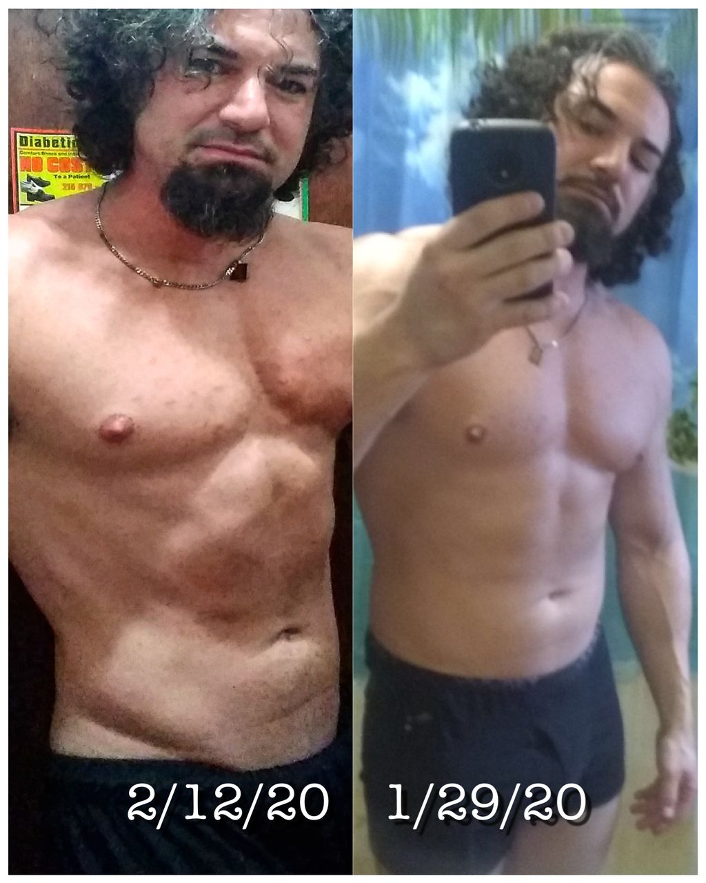 2 weeks progress. See Instagram @dramajeffthetrain