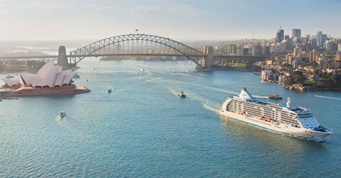 Regent cruising the Sydney Harbor