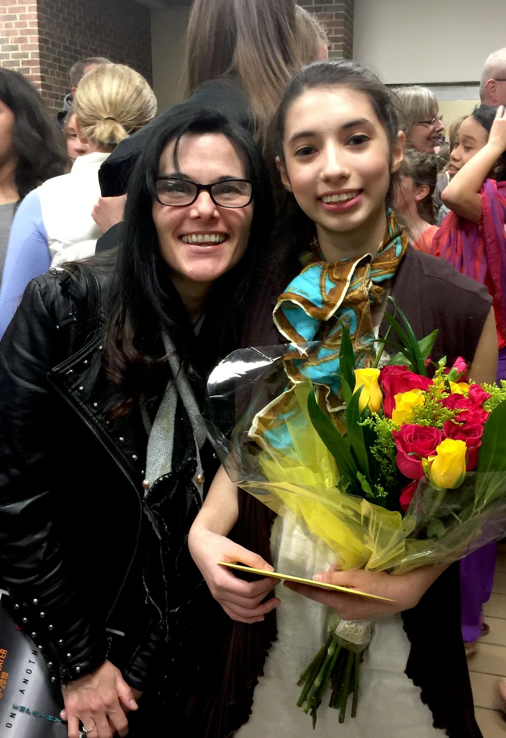 Isabella did a great job singing in the school pla