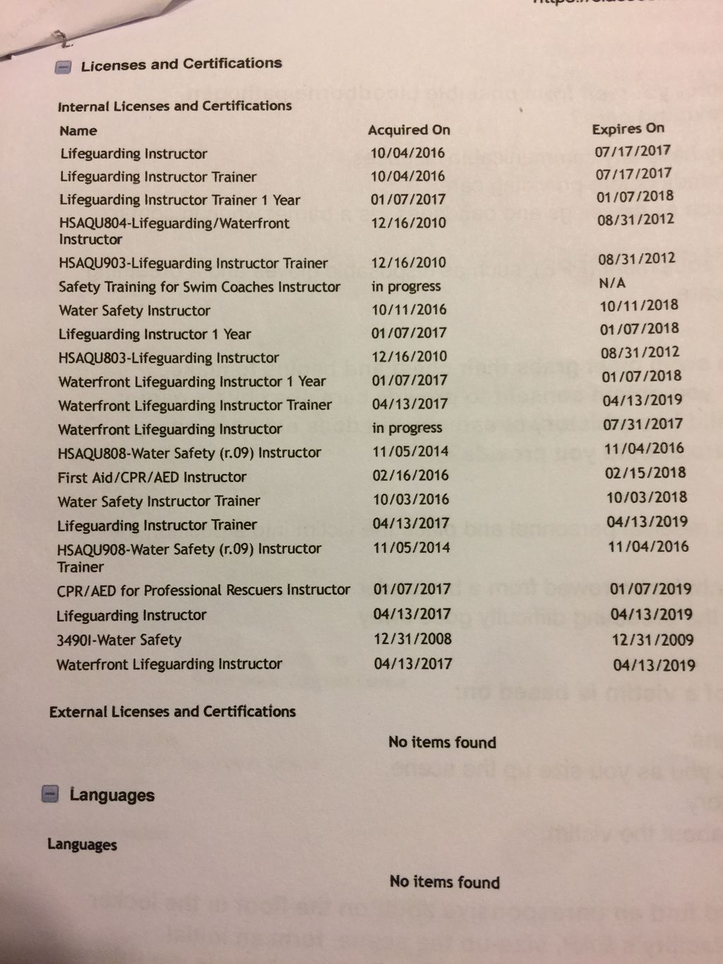 Projects and media