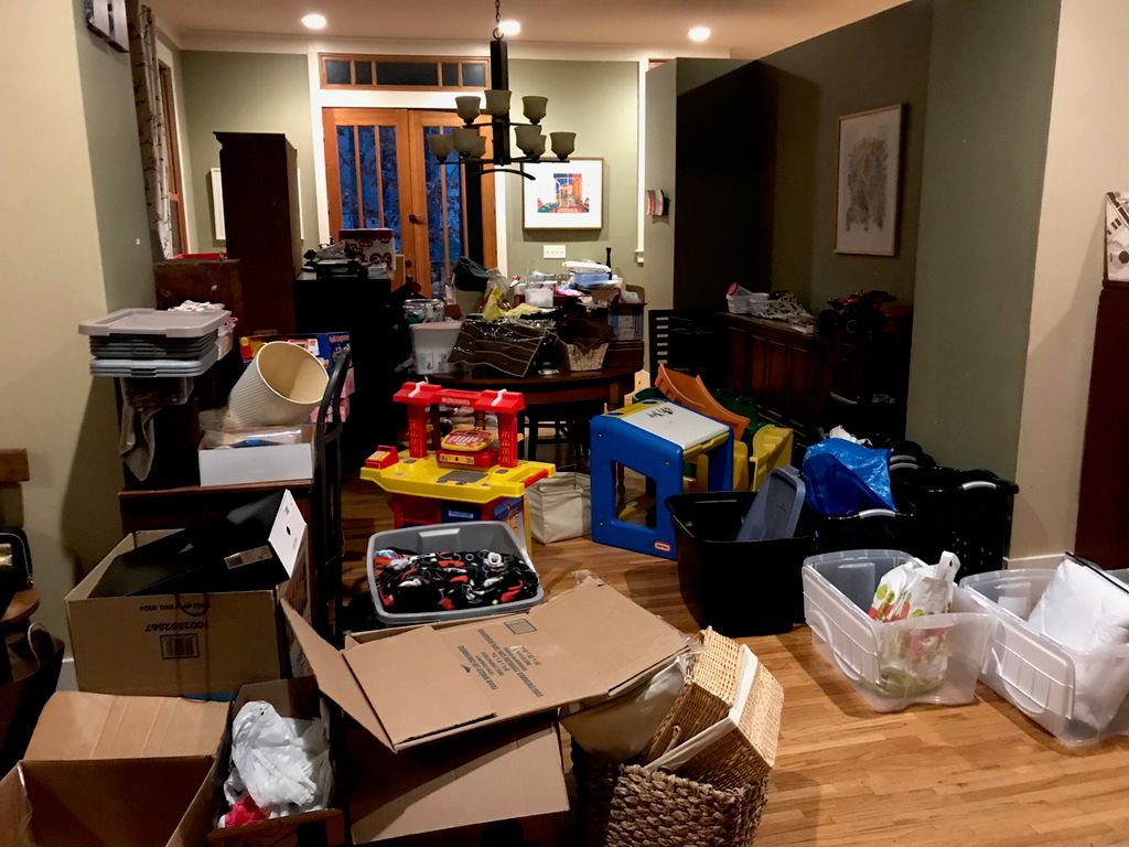 BEFORE - Declutter - Dining Room