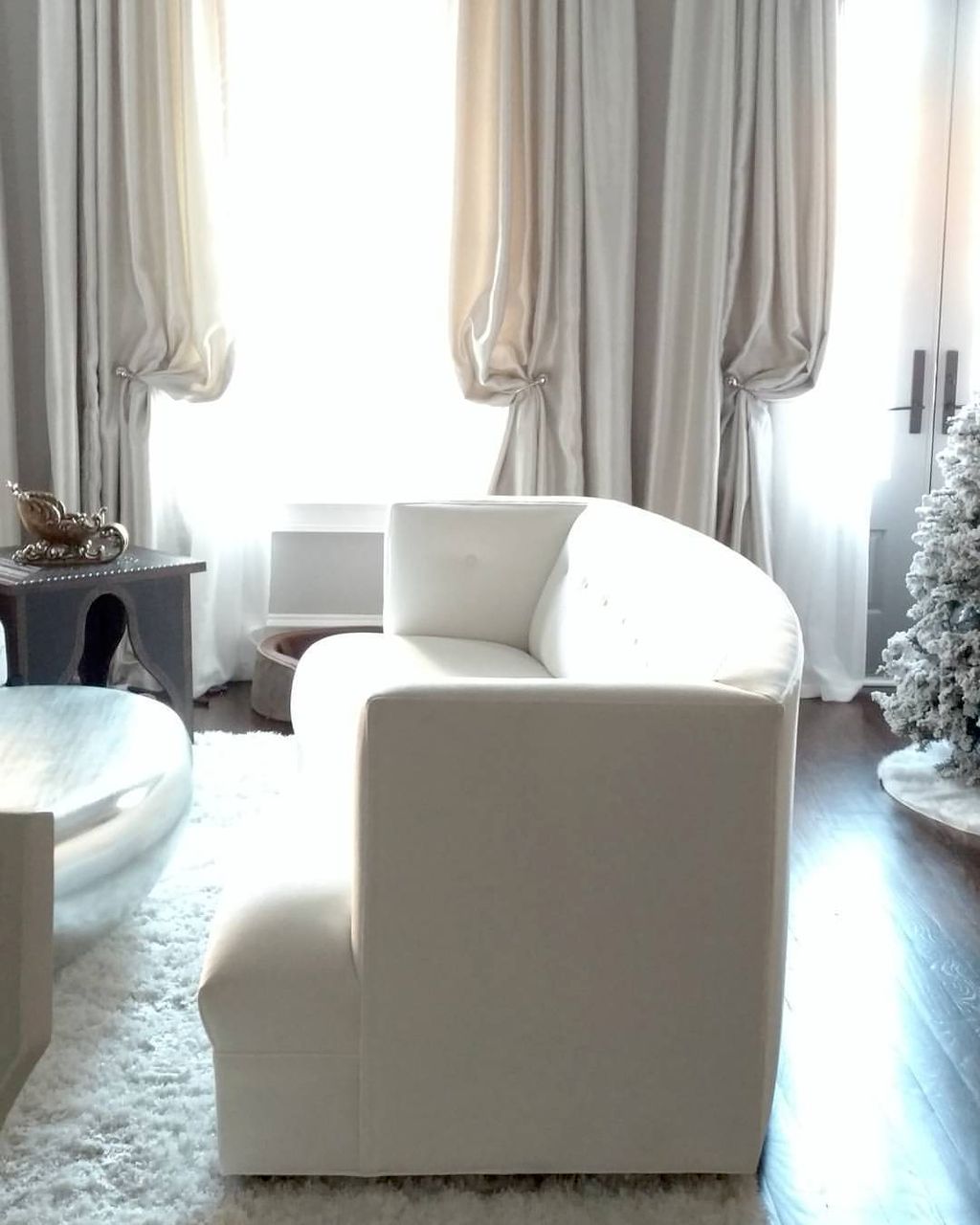Kevin Hall White Living Room