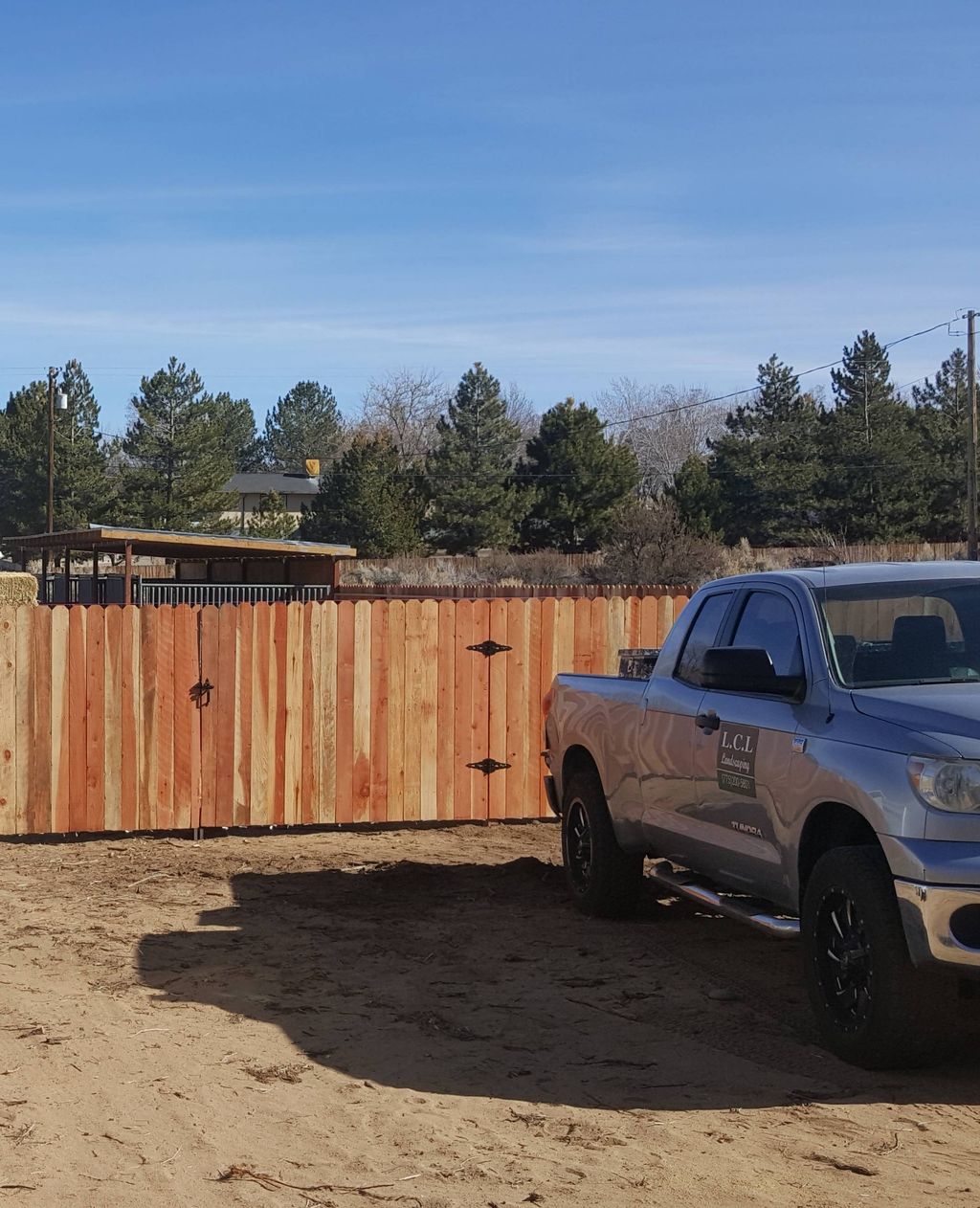 new fence.