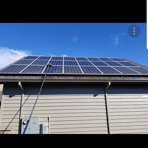 we even clean solar panels!