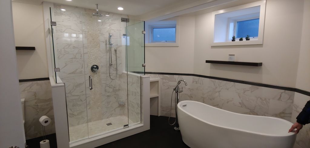 Transforming a bathroom for one of our management 