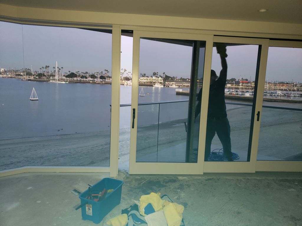 What a view Long Beach, Construction Job Clean up,